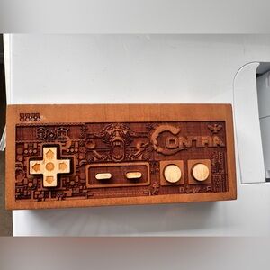 Limited Edition wood carved Nintendo Controller